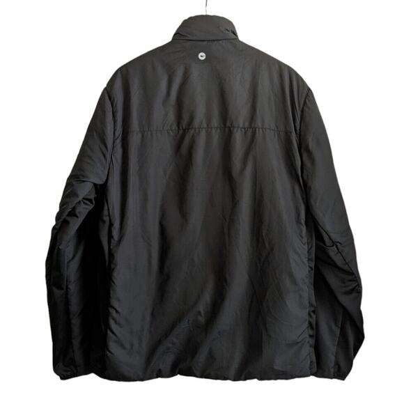Hi-Tec Men's Full Zip Lightweight Quilted Black Jacket, Size Medium - Picture 2 of 7